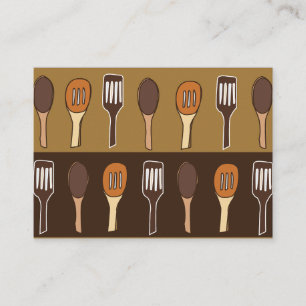Colorful Spatula Kitchen Restaurant Catering Business Card