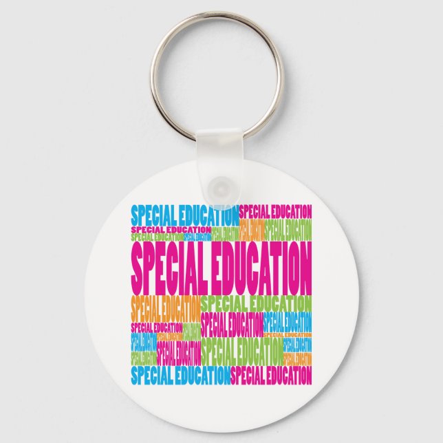 Colorful Special Education Keychain (Front)