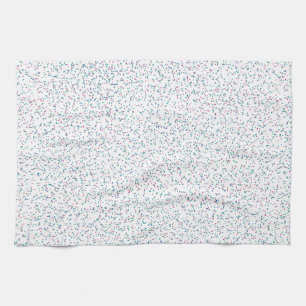 Colorful Speckled Spring Dots Kitchen Towel