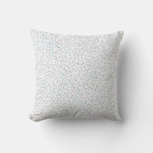 Colorful Speckled Spring Dots Throw Pillow