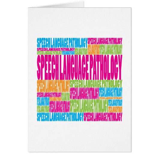 Colorful Speech Language Pathology Cards (Front)