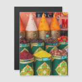 Colorful Spices Of Marrakech Magnetic Card (Front/Back)