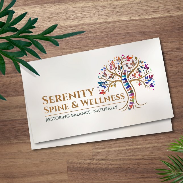 Colorful Spine Tree  Business Card (Creator Uploaded)