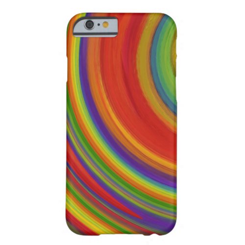 Colorful Spiral Abstract Background 22 Barely There iPhone 6 Case