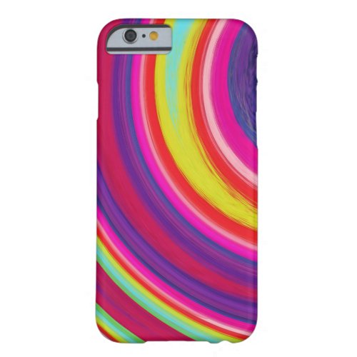 Colorful Spiral Abstract Background 28 Barely There iPhone 6 Case