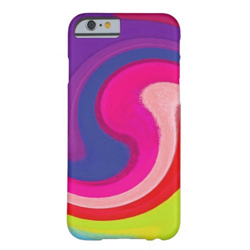 Colorful Spiral Abstract Background 5 Barely There iPhone 6 Case