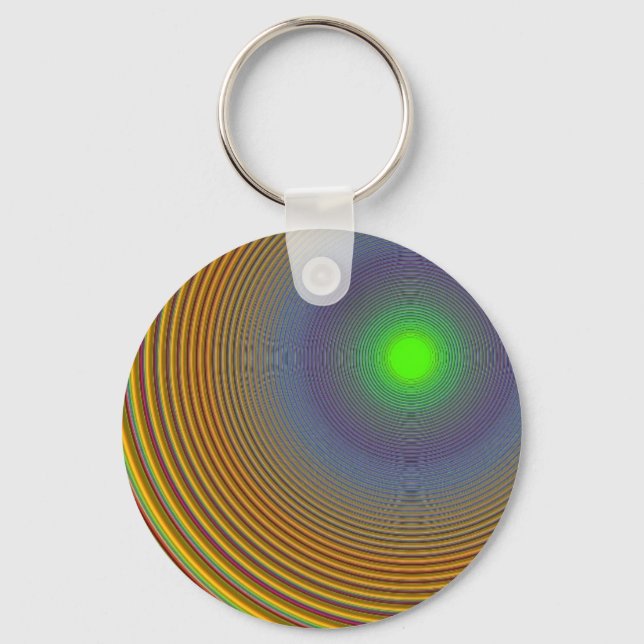 Colorful Spiral Keychain (Front)