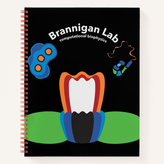 Colorful spiral notebook (Front)
