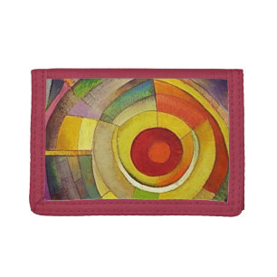 Colorful Spiral Pastel Trifold Wallet