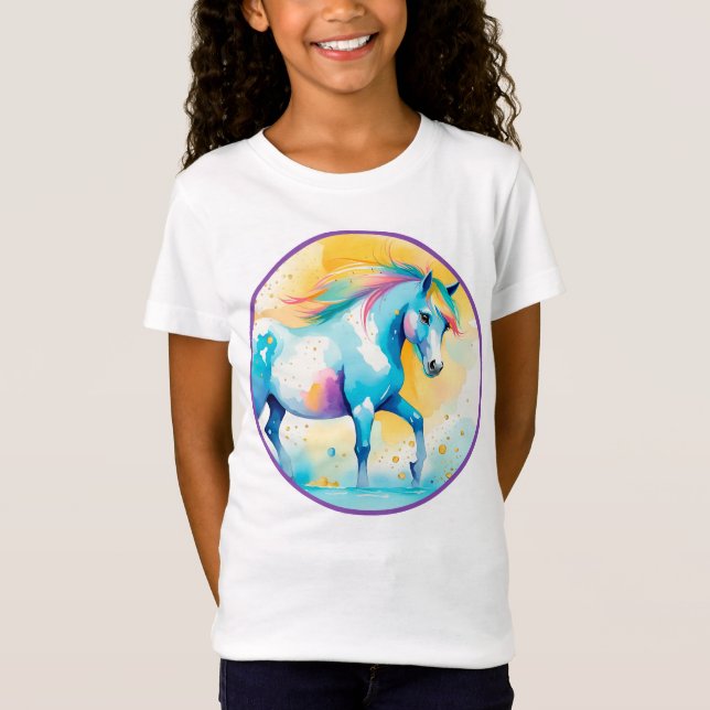 Colorful Spirit Pony 14 Kid's T-Shirt (Front)