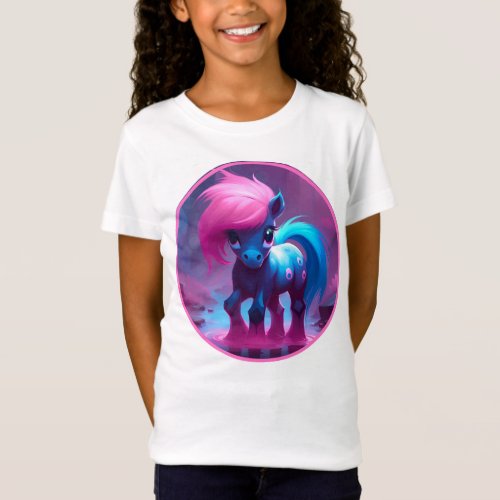 Colorful Spirit Pony 4 Kids T_Shirt