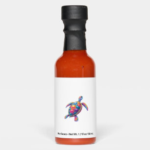 Colorful Splash Eastern Box Turtle (2) Hot Sauces