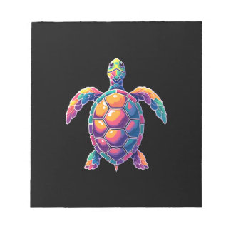 Colorful Splash Eastern Box Turtle (2) Notepad