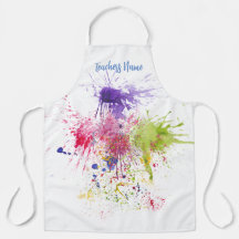 Colorful Splashes of Paint Art Teacher