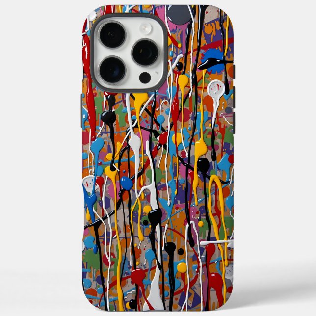 Colorful splashing pattern Case-Mate iPhone case (Back)
