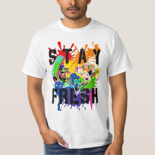 Colorful Splat  T_Shirt