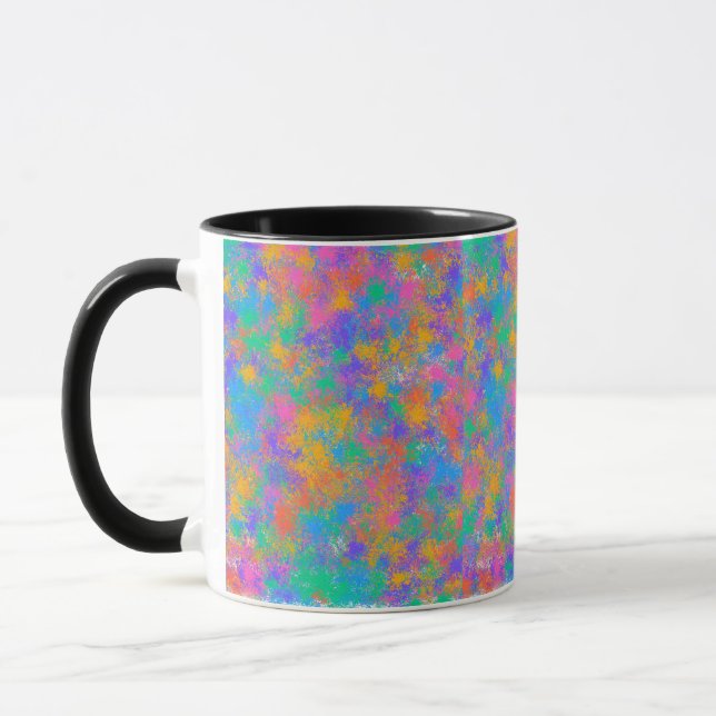 Colorful Splatter Design Mug (Left)