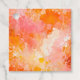 Colorful Splatter Paint Art Gift Tags