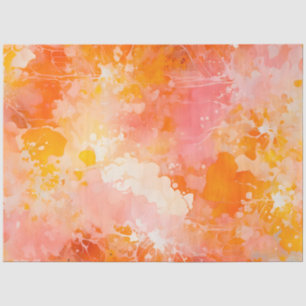 Colorful Splatter Paint Art Tissue Paper