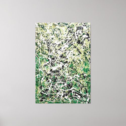 COLORFUL SPLATTER VIII _ Action painting _ Canvas Print
