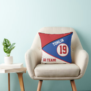 Colorful Sport Theme throw pillow