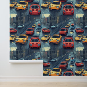 Colorful sports car wallpaper for automotive fans