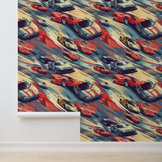 Colorful sports car wallpaper for automotive fans (Application)
