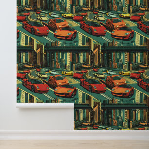 Colorful sports car wallpaper for automotive fans wallpaper