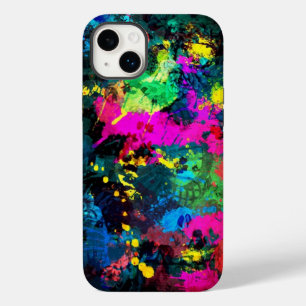Colorful spot stain art Case-Mate iPhone 14 plus case