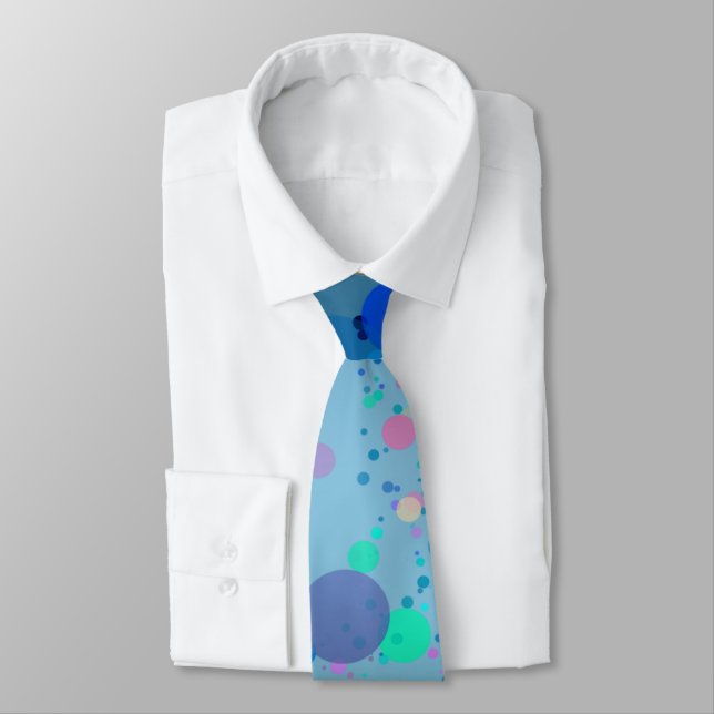 Colorful Spots Neck Tie (Tied)