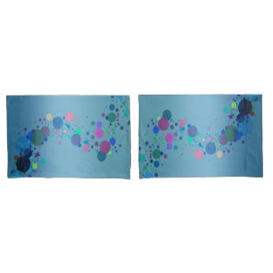 Colorful Spots Pillow Case