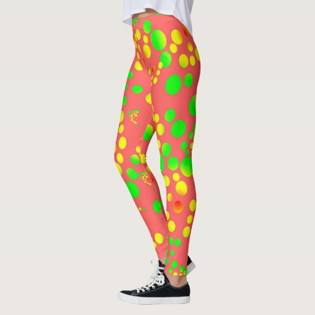 Colorful Spotted Leggings (Left)