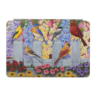 Colorful Spring Birds Garden Party iPad Mini Cover