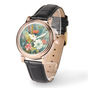 Colorful Spring Bouquet Watch