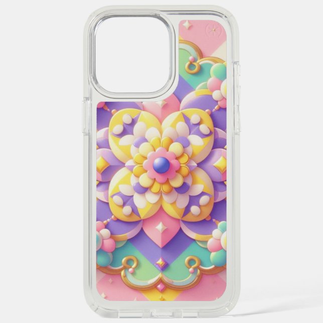 colorful spring/Easter/princess pastel Speck iPhone Case (Front)