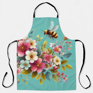 Colorful, Spring/Floral bee Apron