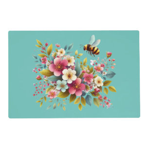 Colorful, Spring/Floral bee Placemat