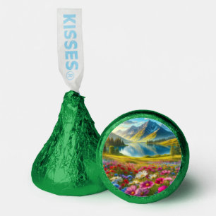 Colorful spring/floral mountain lake hershey®'s kisses®