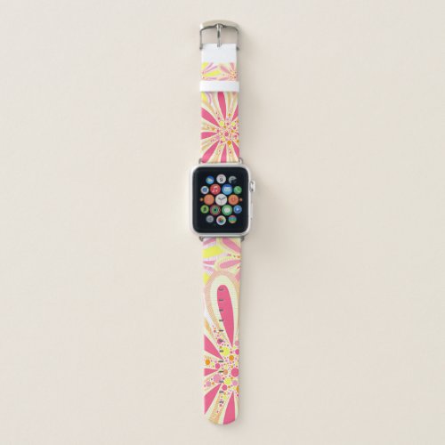 Colorful Spring Flower Apple Watch Band