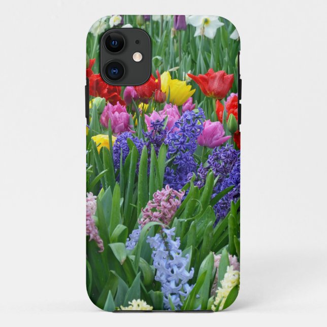 Colorful spring flower garden Case-Mate iPhone case (Back)