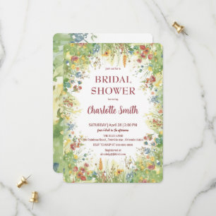 Colorful Spring Flower Wildflower Botanical Flower Save The Date