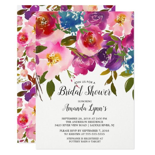 Spring Bridal Shower Invitations 4