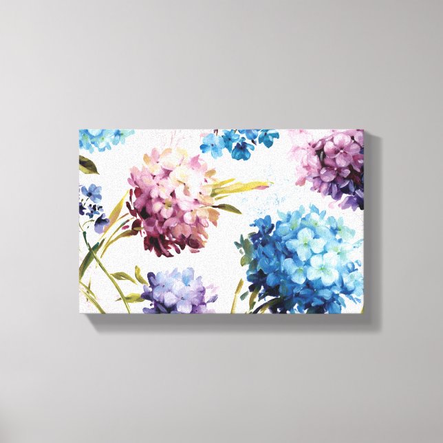 Colorful Spring Flowers Canvas Print (Front)