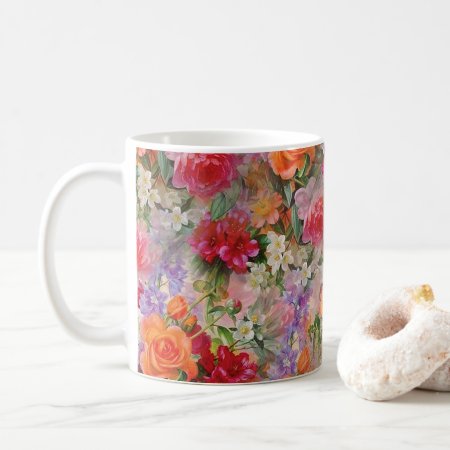Colorful Spring Flowers Coffee Mug