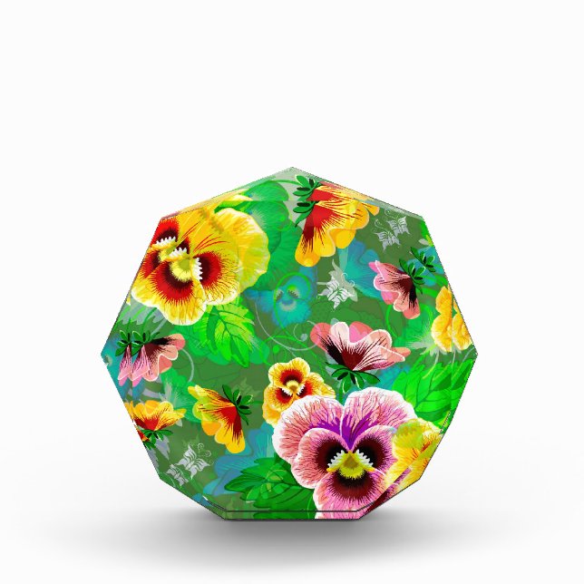 Colorful Spring Flowers Design Award (Front)