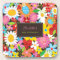 Colorful Spring Flowers Garden Cork Coaster