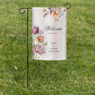 Colorful Spring Flowers Garden Flag