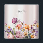 Colorful Spring Flowers Magnet<br><div class="desc">Beautiful Colorful Spring Flowers Magnet</div>