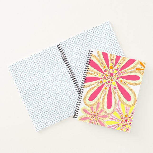 Colorful Spring Flowers Notebook (Inside)