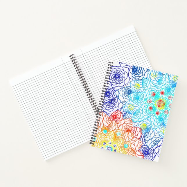 Colorful Spring Flowers Notebook (Inside)